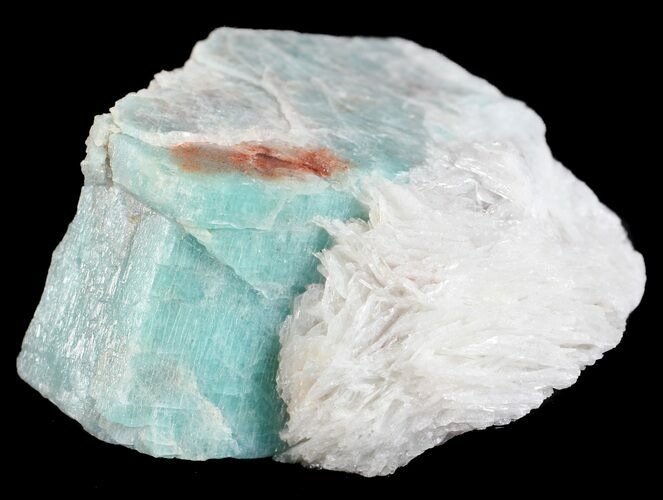 Amazonite Crystal with Bladed Cleavelandite - Colorado #61382